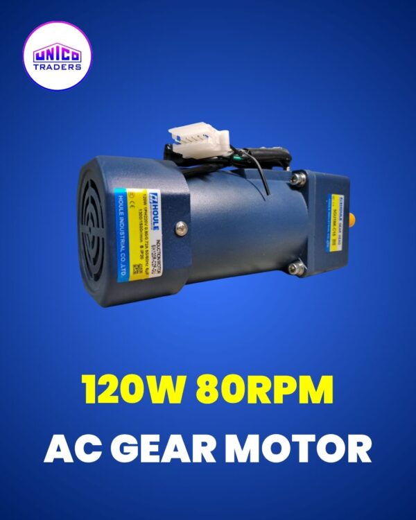 AC Gear Motor 120WATT 80RPM