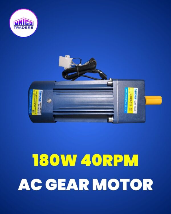 AC Gear Motor 180WATT 40RPM