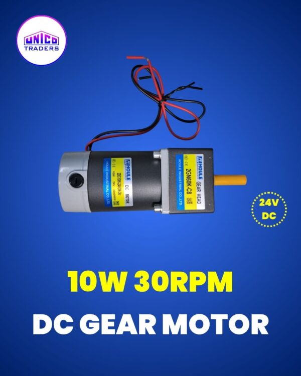 DC Gear Motor 10WATT 30RPM [24V DC]