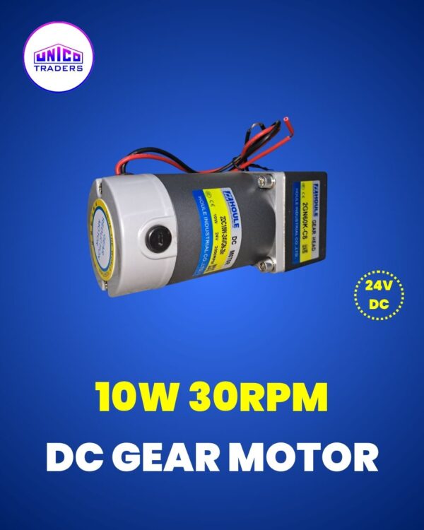 DC Gear Motor 10WATT 30RPM [24V DC]