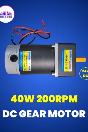 DC Gear Motor 40WATT 200RPM [24V DC]