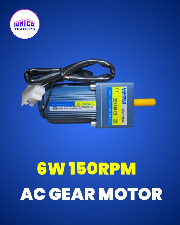 AC GEAR MOTOR 6WATT 150RPM