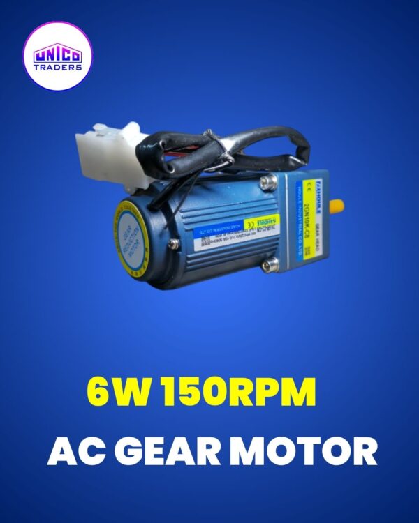 AC GEAR MOTOR 6WATT 150RPM