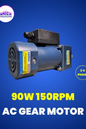 AC Gear Motor 90WATT 150RPM 3PHASE