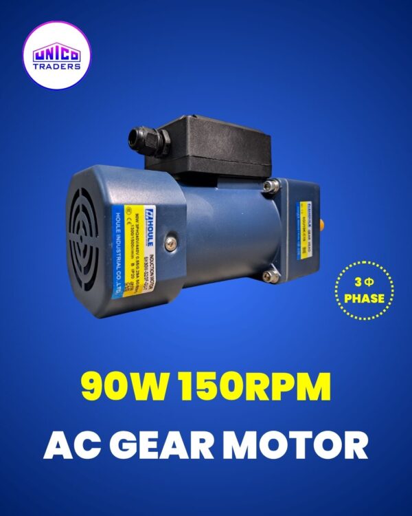 AC Gear Motor 90WATT 150RPM 3PHASE