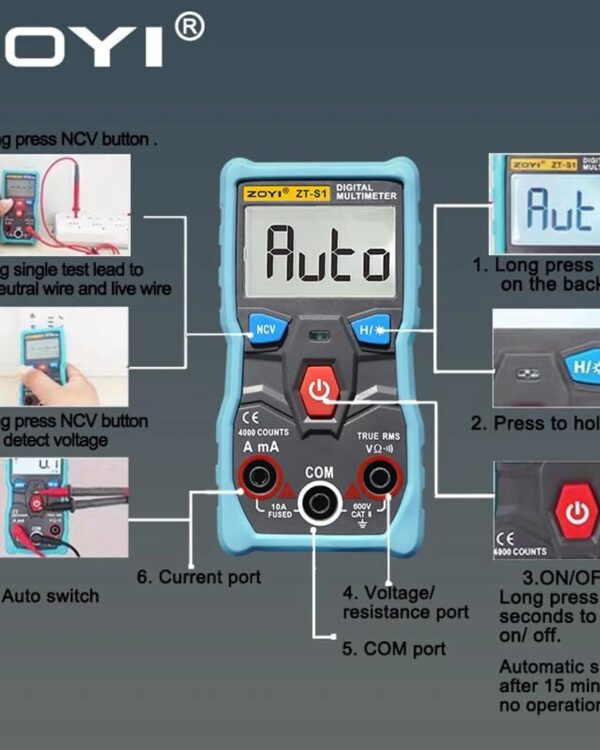 ZT-S1 ZOYI AUTO MULTIMETER