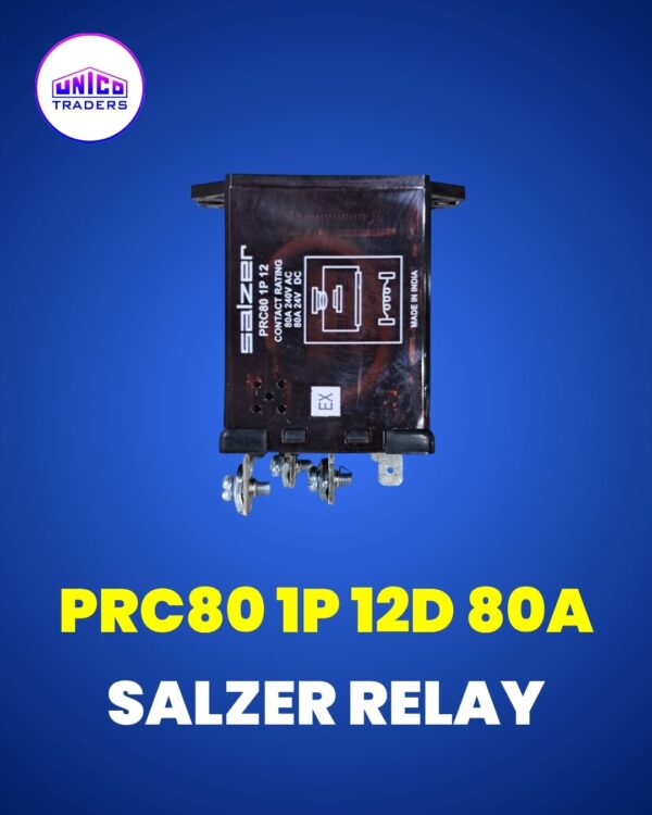 PRC80 1P 12D 80A Salzer Power Relay 12V DC Coil