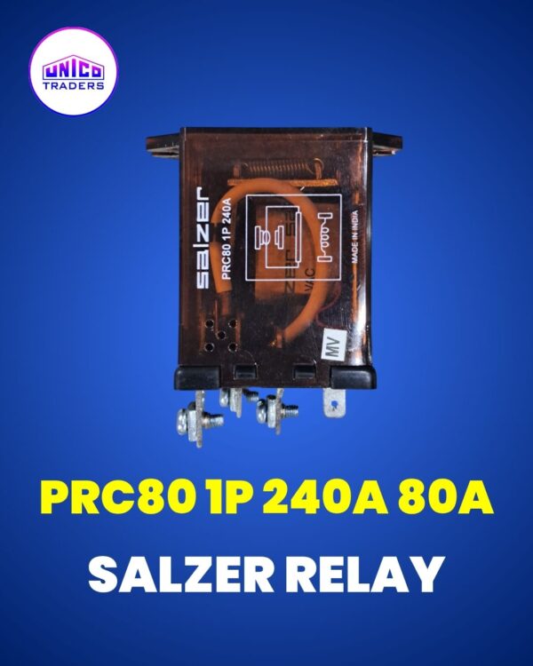 PRC80 1P 240A 80A Salzer Power Relay 240V AC Coil