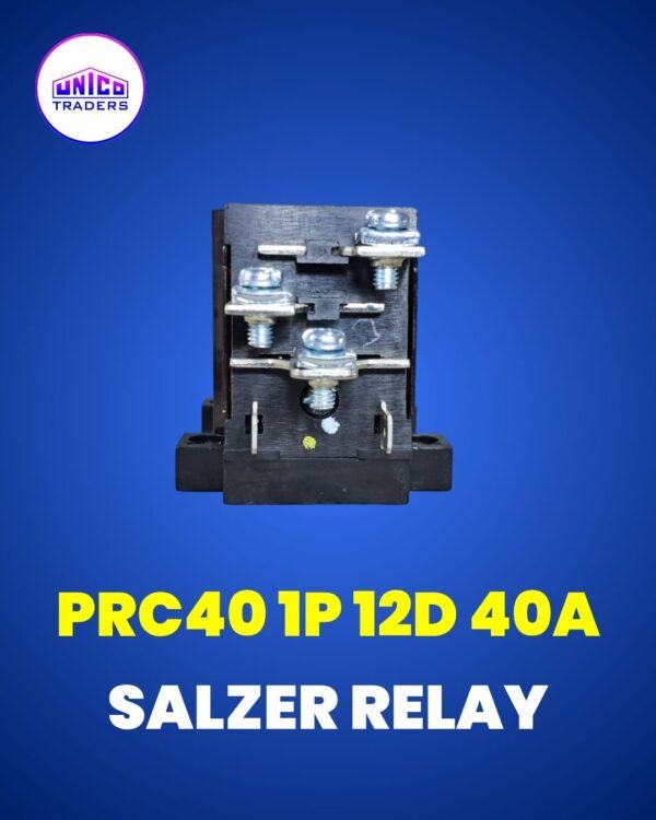 PRC40 1P 12D 40A Salzer Power Relay 12V DC Coil