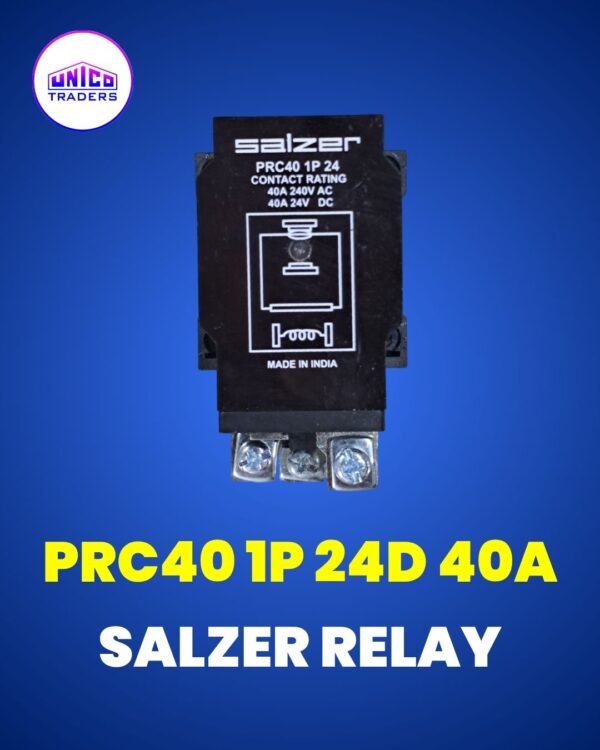 PRC40 1P 24D 40A Salzer Power Relay 24V DC Coil