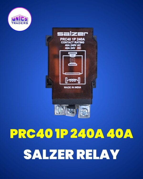 PRC40 1P 240A 40A Salzer Power Relay 240V AC Coil