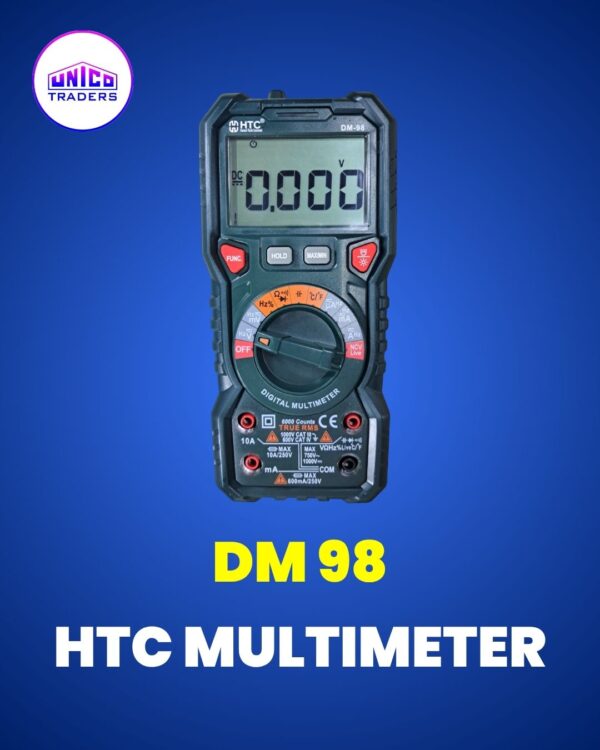 HTC DM-98 True RMS Digital Multimeter 6000 Counts Auto Range