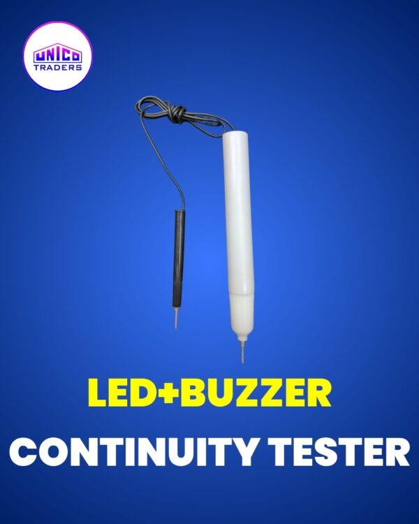 LED & Buzzer Continuity Tester | Circuit Tester for Wire & Cable Testing